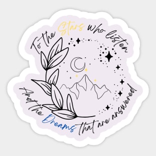 Velaris-Inspired "To The Stars" Tee SJM ACOTAR Sticker